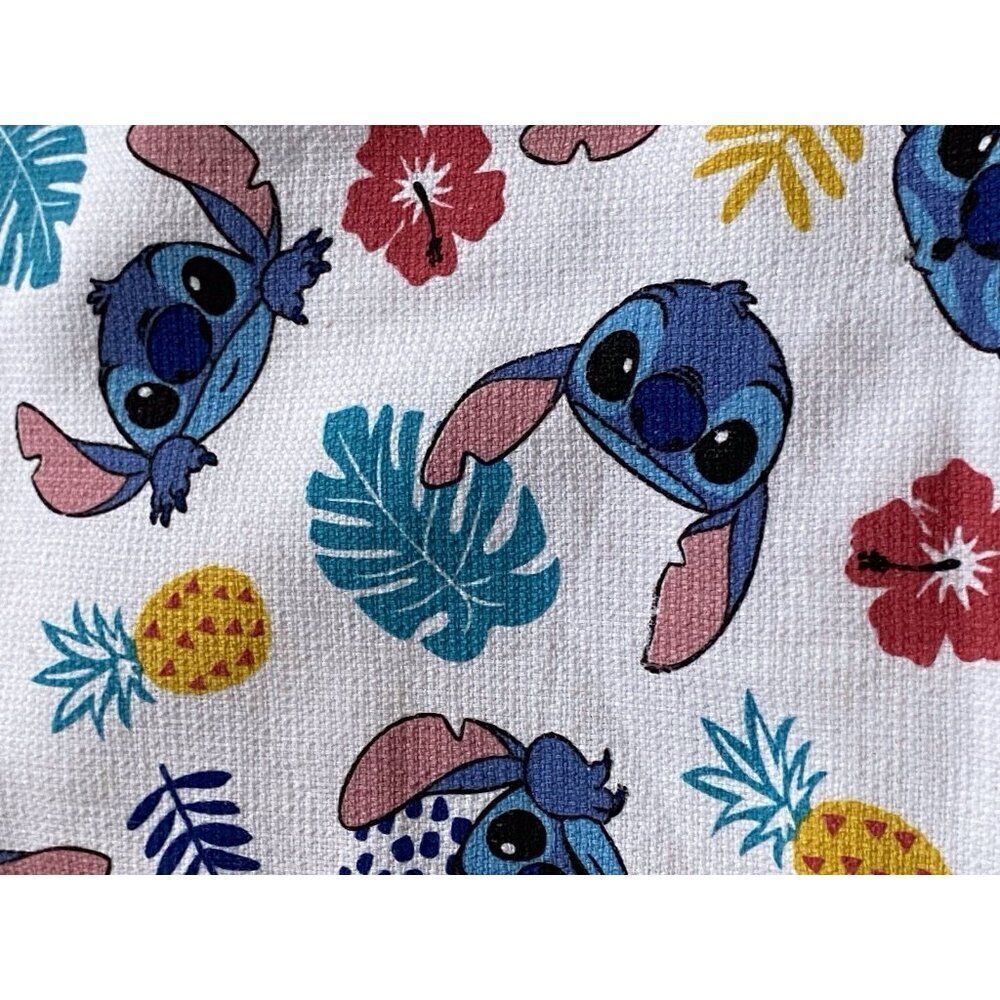 2 Pack Disney Stitch Hand Kitchen Towels Pineapple Hibiscus 16 X 26” NEW - Picture 5 of 11